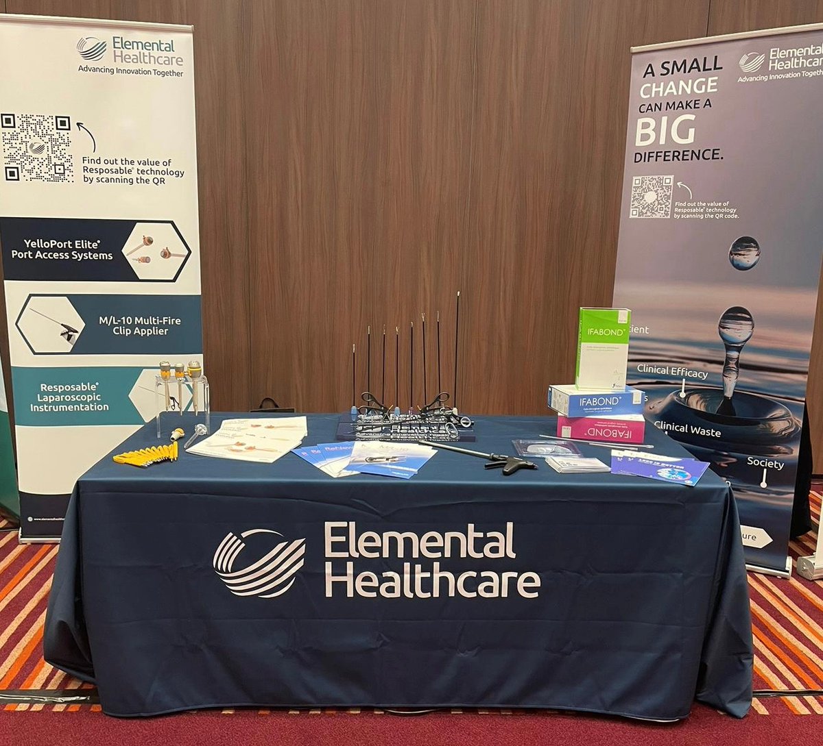 ElementalHCare's tweet image. We are all set up and ready for #DayOne of the 2nd Annual Minimally Invasive Surgery Congress!

Want to know how much you could save by switching from Single Use Port Access Systems to Resposable® alternatives? Drop by stall EX-5 to find out!

#SustainableSurgery #NHSNetZero