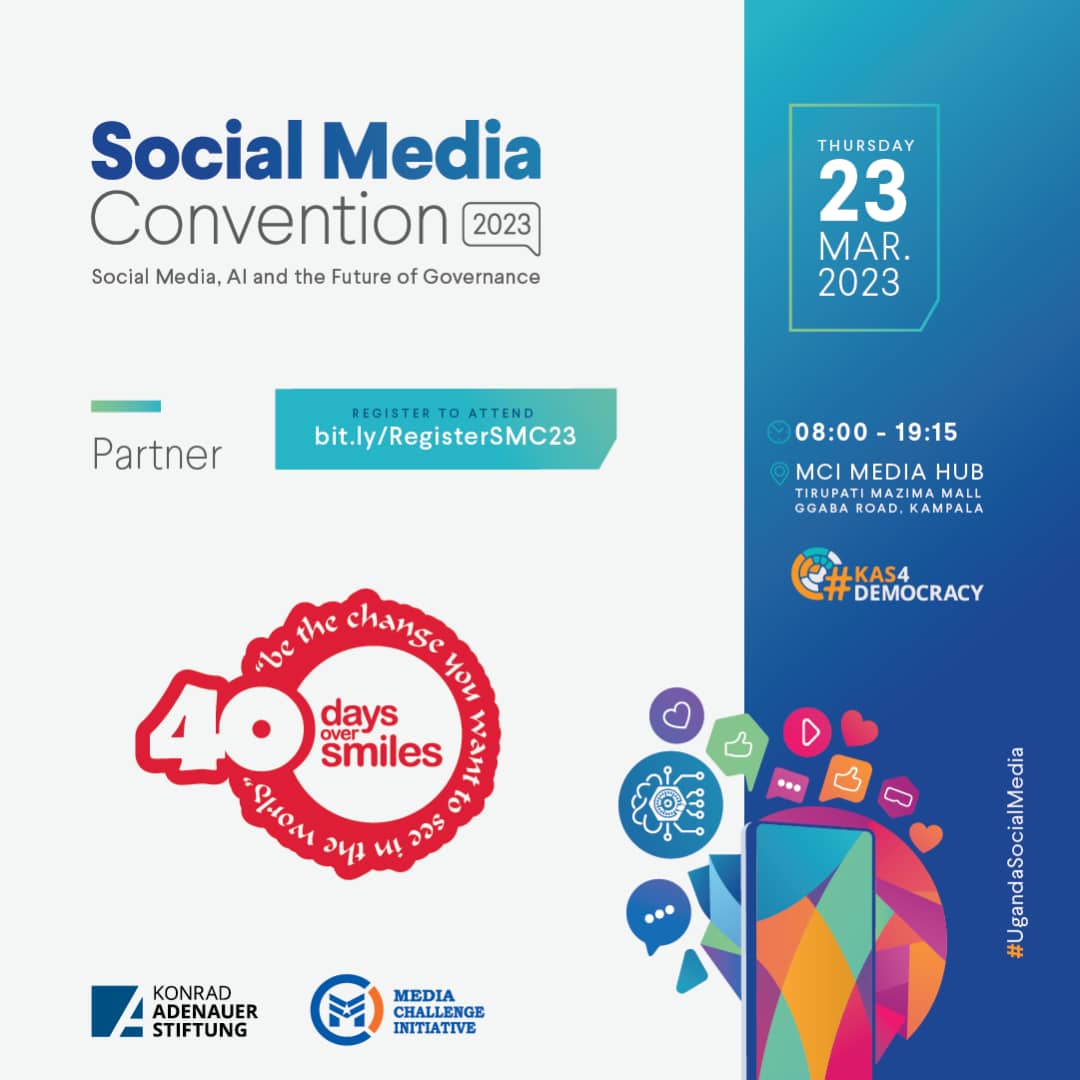 40days_40smiles's tweet photo. We are looking forward to taking part in this year's Social Media Convention.

Our team leader, @Estar_K will facilitate a workshop on Building Social Movements and Connected Communities for Social Impact.

Register via https://t.co/Ti90fFhhWM to participate. 
See you!

#SMC23 https://t.co/nZaSmGjR5t