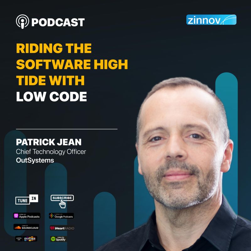 manishcse95's tweet image. #OutSystems CTO Patrick Jean joined the Zinnov podcast to discuss how #lowcode technology is revolutionizing the way #SoftwareDevelopment is being carried out today. Listen to the episode: outs.so/029EA0 

#OutSystemsPartner
