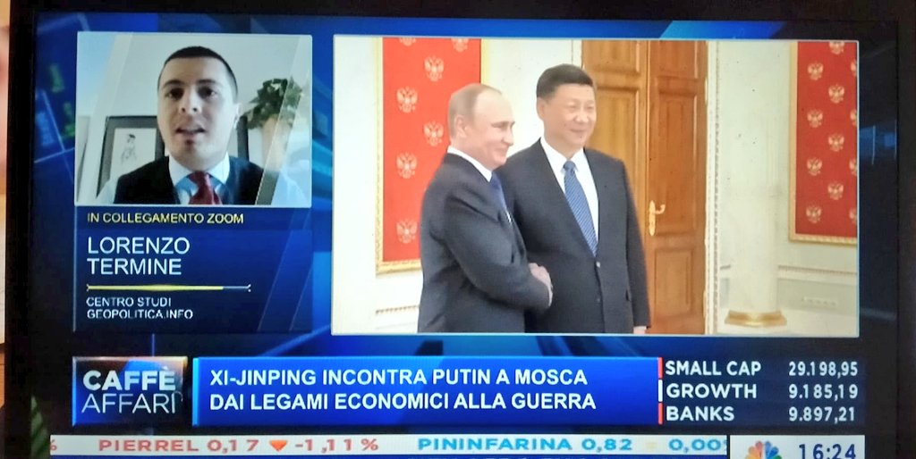LorenzoTerm's tweet photo. Grazie @classcnbc @MilanoFinanza @elisaapiazza per l'intervista su #Cina #Russia e incontro #XiJinping -#VladimirPutin - @g_natalizia @Mara_Morini @classcharacters @StefanoPelaggi @simopieranni https://t.co/lwUrVh7K14