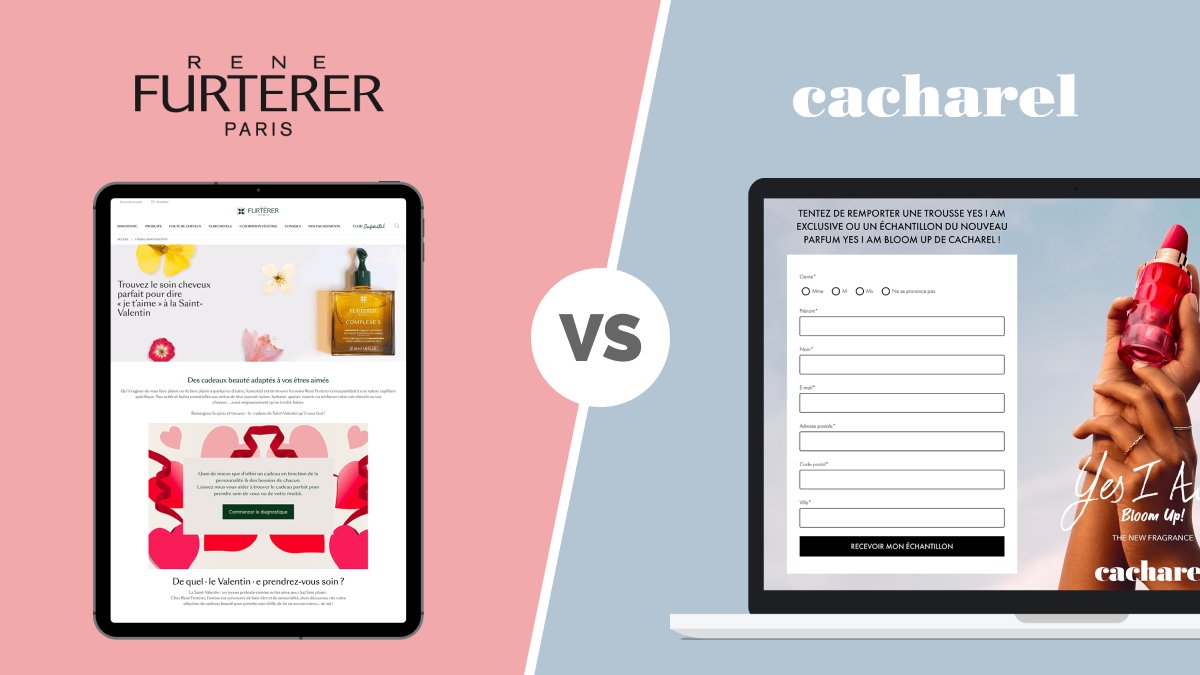 qualifio's tweet photo. #campaignoftheweek #battle #interactivemarketing 

🤩 Who could resist these beautiful campaigns? Vote for your favourite! 

👉 Retweet for René Furterer’s personality test
👉 Like for Cacharel’s sampling campaign https://t.co/oWNggeb63S