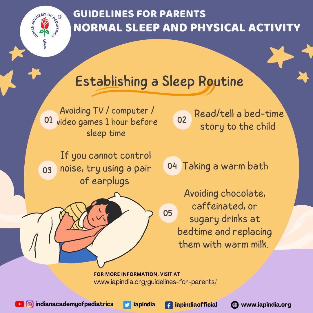 Sleep is key for children's health and well-being! Establishing a consistent sleep routine can help them sleep better and wake up refreshed. 

#HealthySleepHabits #ChildhoodDevelopment #SweetDreams #pediatrics #pediatric #pediatrician #children #health #healthcare #healthtips