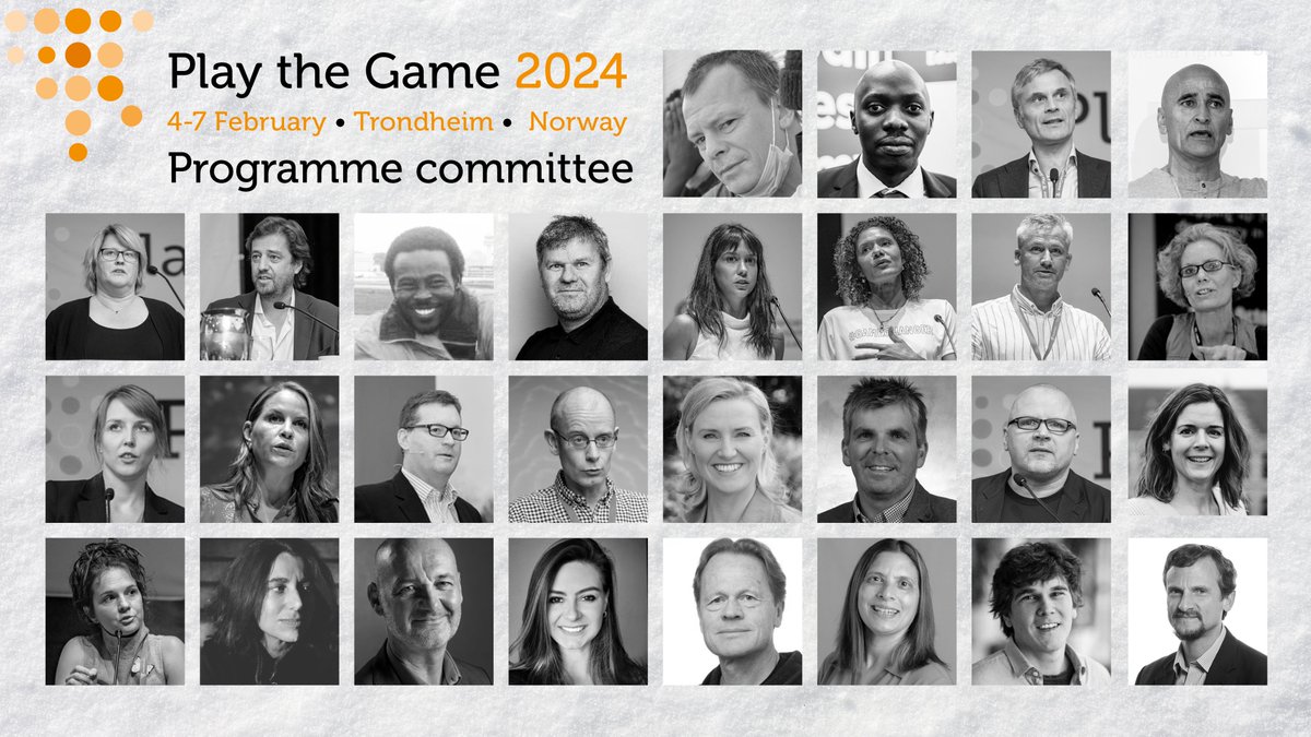 In order to ensure that Play the Game 2024 can deliver cutting edge content, we rely on the expertise and creativity of a programme committee. It is our pleasure to announce that the committee for #ptg2024 from 4-7 February 2024 has now been appointed👉playthegame.org/conferences/pl…