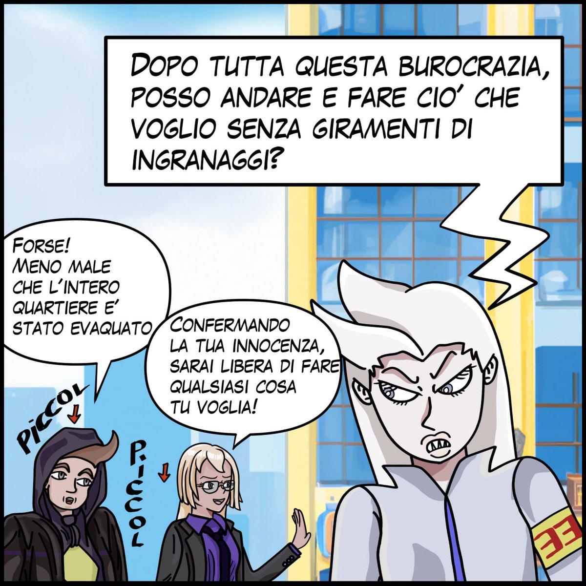 svenexx's tweet photo. Settimo appuntamento con 720°
Esplosioni, esplosioni ovunque!
#digitalart #illustration #fanart #oc #art #myart #artedigitale #yonkoma #4koma #comic #fumetto #webcomic #specialforces #guns #disegnodigitale #digitaldrawing #digitalartist #android #cyborg #disegno #shifi #comedy https://t.co/yJFzSIGQMN