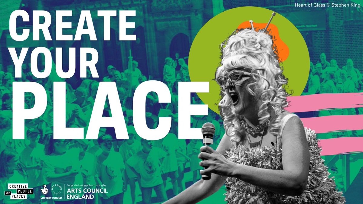 We’re celebrating 10 years of Creative People and Places and are proud to be one of the 39 projects making sure more people can choose, see and take part in creativity and culture across England 🎉
 #CreateYourPlace @ace_national