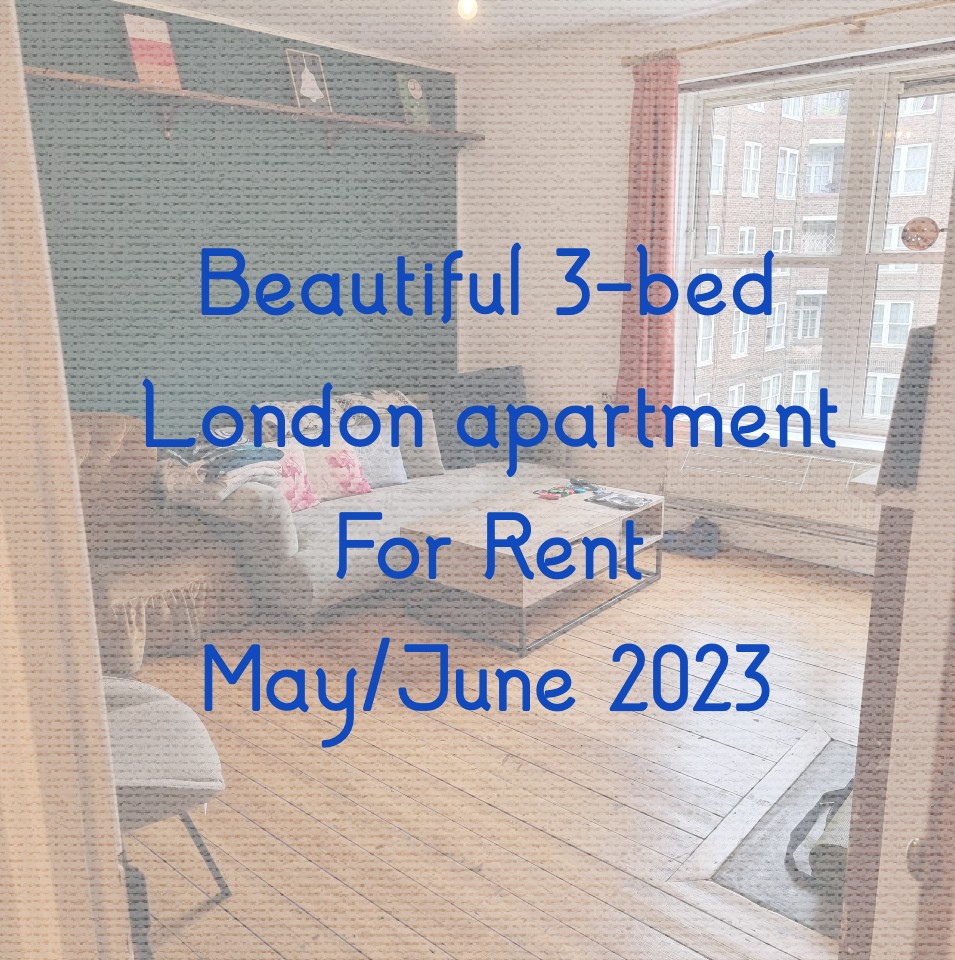 So I'm going away for a while in May and June and looking to rent out my flat. I'd love to fill it with some friendly folks! More details here: rb.gy/ryveyu