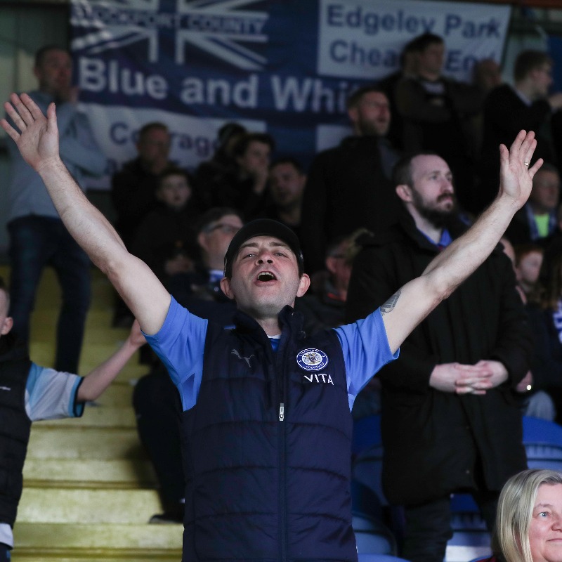 StockportCounty's tweet photo. πΈ FAN GALLERY | Pictures from our fan cam during Saturday's draw with Mansfield are available to view online!
Can you spot yourself? Download the photos for free, and post them on social media using #CountyCam to be in with the chance to win a signed shirt!
#StockportCounty