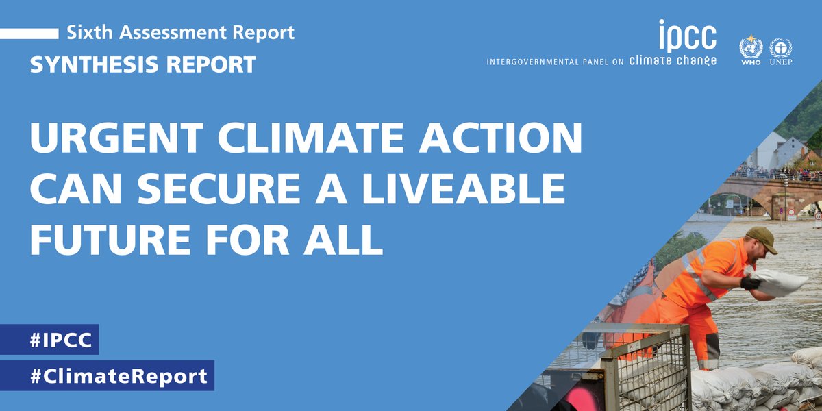 Scientists have worked tirelessly; now we need policy-makers to take the baton to transform systems and sectors, invest in adaptation and respond to losses and damages, at the speed and scale required. And to confront, once and for all, the fossil fuel industry’s grip on policy. https://t.co/R1QcGywQTf