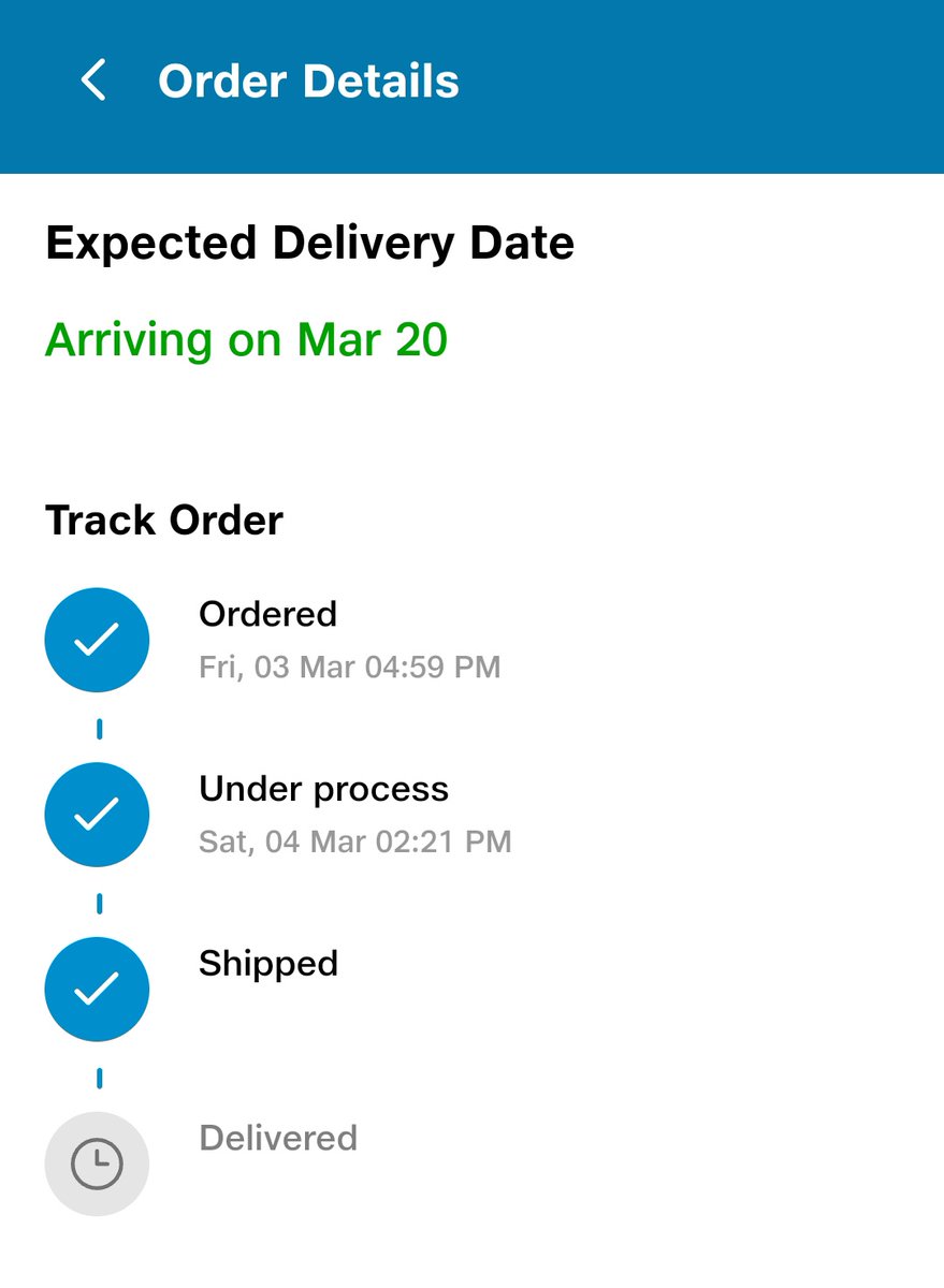 Shubhaamm_'s tweet photo. Yes @JioMart, I can see you working everyday on my concern. Updating a new delivery date is a great deal of work you accomplish everyday.

A new day and a new delivery date!

From 7th of March (1st delivery date) to 21st, you have successfully passd 2 weeks 'resolving' my concern https://t.co/BAGAyvtFJM