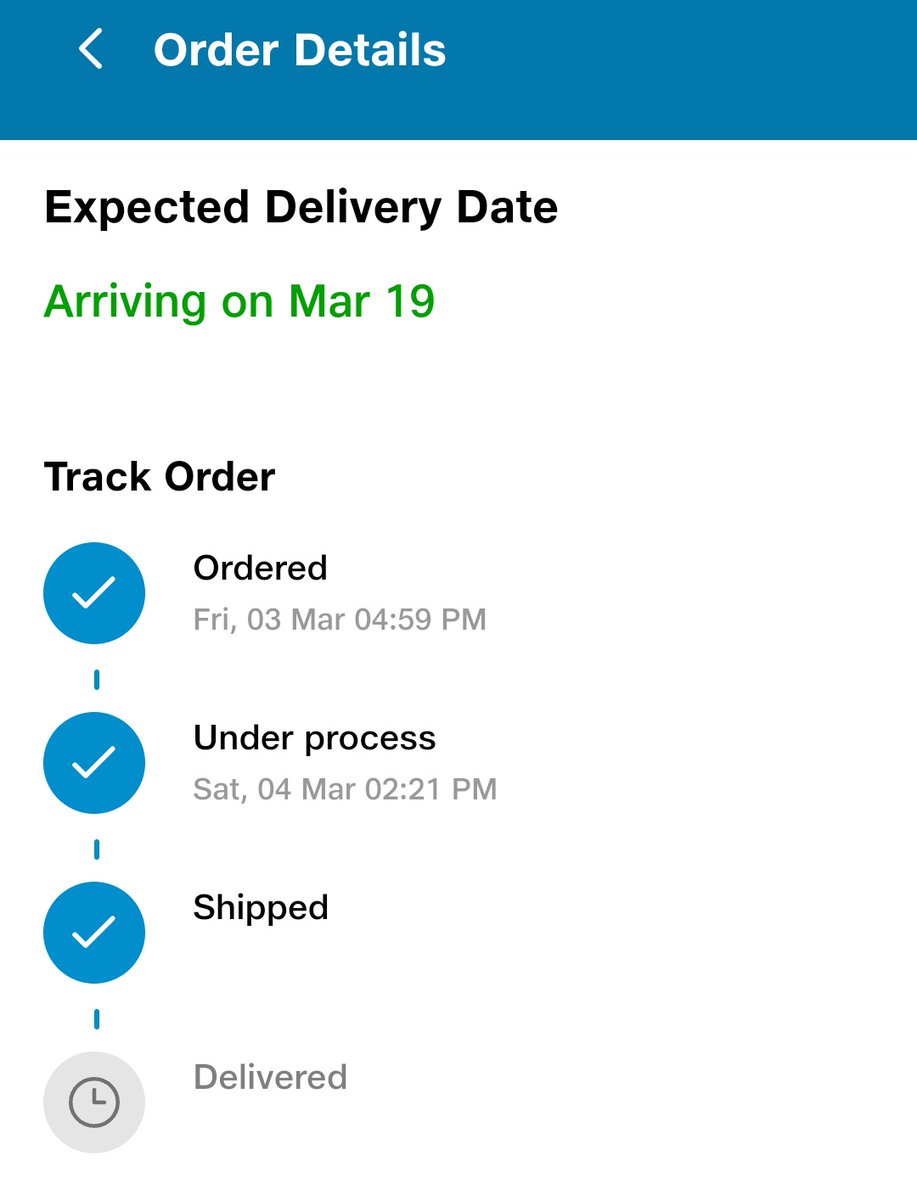 Shubhaamm_'s tweet photo. Yes @JioMart, I can see you working everyday on my concern. Updating a new delivery date is a great deal of work you accomplish everyday.

A new day and a new delivery date!

From 7th of March (1st delivery date) to 21st, you have successfully passd 2 weeks 'resolving' my concern https://t.co/BAGAyvtFJM