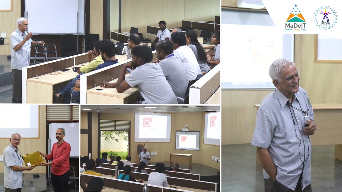 On 20th March 2023, a workshop on "Medical Device Product Development" lead by Dr G S Bhuvaneshwar  -Consultant, Medical Devices Development

#chitratiltingdisc #heart #heartvalve #mechanical #medicaldevice #medical #innovation #device #madeit #development #technology #testing