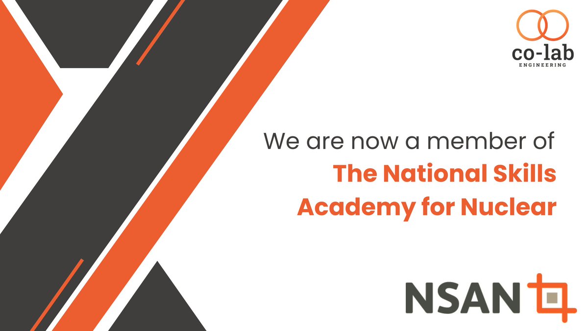 Co_Lab_Eng's tweet image. We are delighted to announce that Co-Lab Engineering is now a member of the @NSA_Nuclear (NSAN).

This opportunity will allow Co-Lab Engineering to collaborate with key stakeholders in the Nuclear Industry. We can't wait to get started.

#NSAN