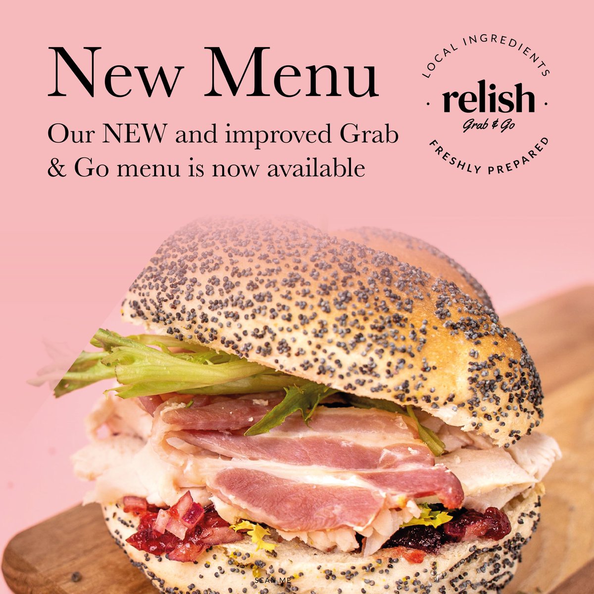 Our brand new ‘Grab&Go’ Menu is now available at Relish RLB and Relish at the Capital Building. We still have all your favourites! Plus some brand new options to get you through the working day. Have a fantastic week 🙌 Chris and Kiara x