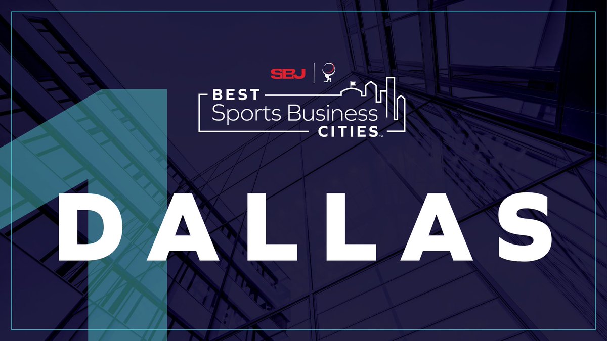 dallas_sports's tweet photo. 📢BREAKING NEWS📢

✍️ @SBJ just ranked Dallas the number 1️⃣ city for sports business in the U.S. 🏆There was no doubt in our minds. 

#SportsBiz | #sportsbusiness | #DallasBIGWins https://t.co/zUaQaafYeN