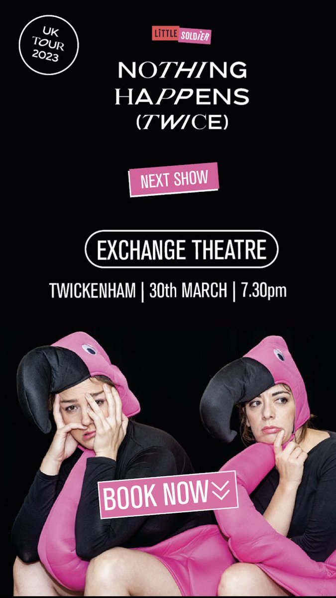 LittleSoldierP's tweet photo. @ExchangeTwick @artsrichmonduk @SMDramaSociety @Drama_StMarys @hhilltheatre @Visit_Richmond1 @RSSatMWT @twickerati If you missed the show in London, you have another chance to catch it @ExchangeTwick next Thursday 30th! Don’t miss it https://t.co/2i0O8p7DKu