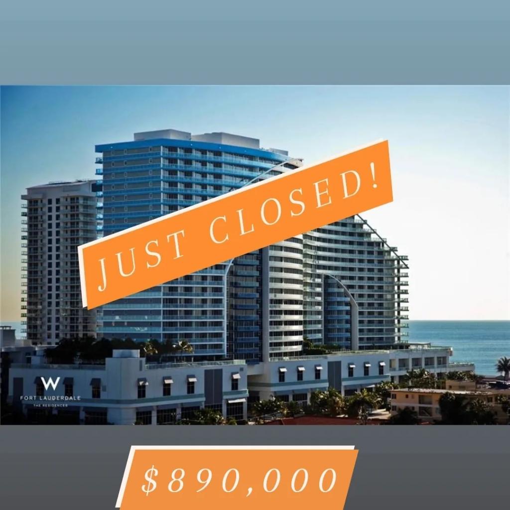 LatashaCade's tweet photo. JUST CLOSED! Condotel at The W Fort Lauderdale Beach. 🏢🏖

#justclosed 
#theWfortlauderdale 
#realestate
#condotel 
#Floridaliving 
#listingagent 
#buyersagent
#investmentproperty https://t.co/hzCRu6vozG