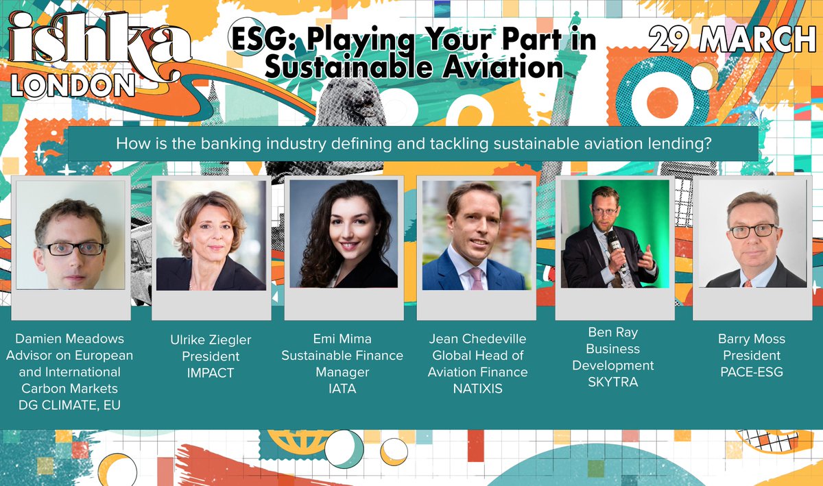 Skytra is thrilled to attend the #ISHKA event on #sustainableaviation. Ben Ray will join other leading industry experts from #PACESG, #IATA #IMPACT, #NATIXITS and #DGCLIMATE to discuss the challenges and opportunities of sustainability linked financial lending.

Panel: 29 March
