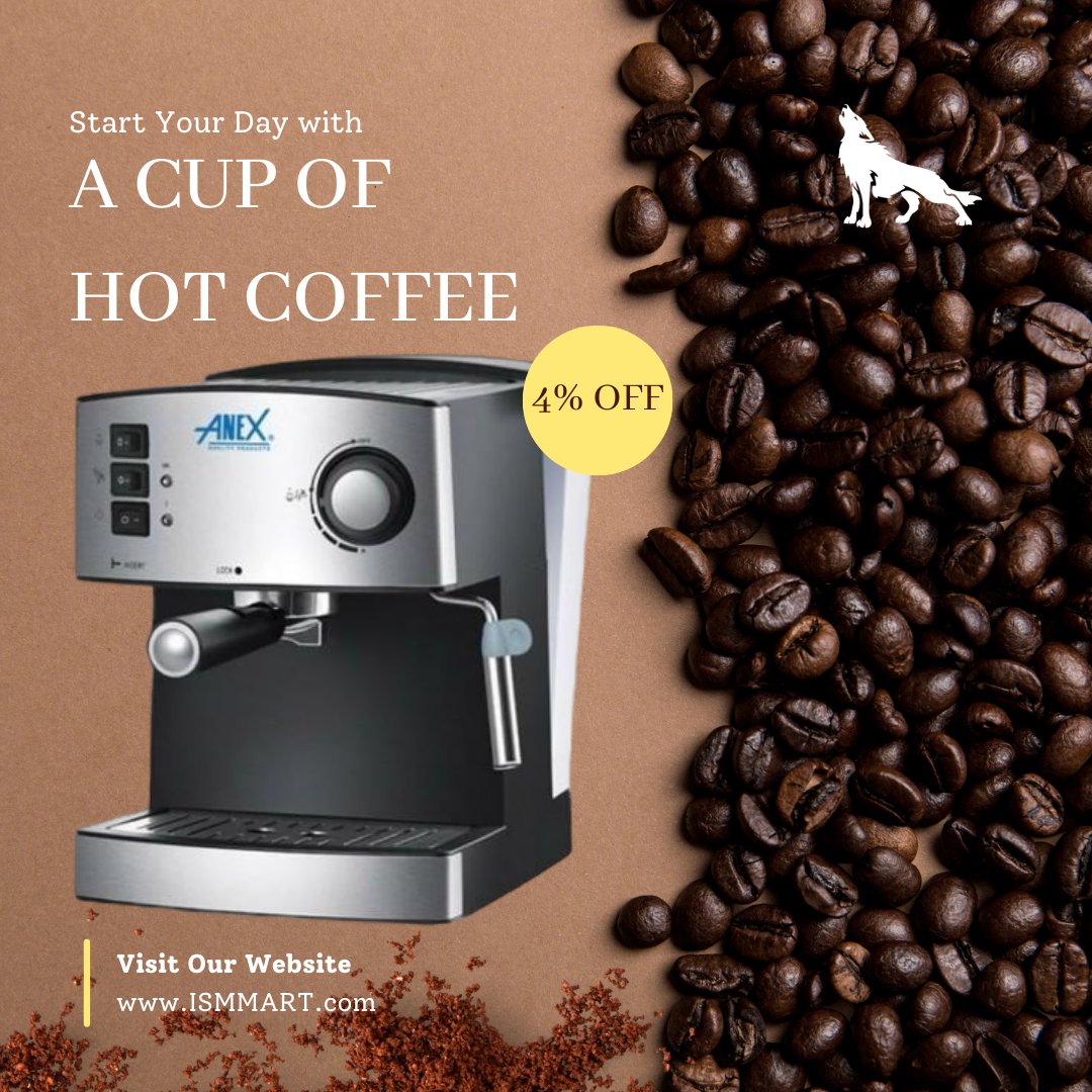 officialismmart's tweet photo. Shop Now: https://t.co/RCXQQ0zEa5
Start your day off right with a freshly brewed cup of coffee! Discover top-of-the-line coffee machines on ISMMART. Shop now and upgrade your mornings!
#ISMMART #CoffeeMachines #FreshBrewed #CafeExperience #upgradeyourmornings https://t.co/46IuaAANbj