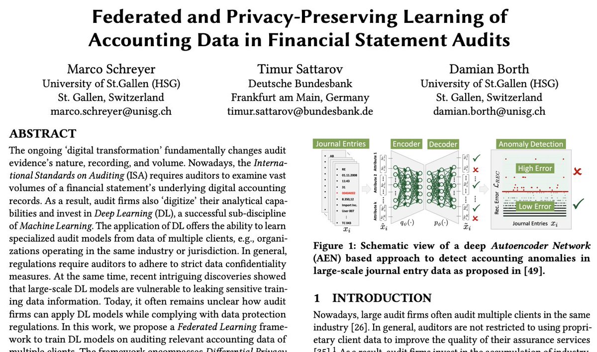 flwrlabs's tweet photo. Flower (@flwrlabs) is powering a new study into the federating of financial statement audit analysis. Work performed @hsgstgallen and @bundesbank by Marco Schreyer and co-authors. Published #ICAIF #fintech https://t.co/kBSYjH2rvW https://t.co/vj7zlFo0qf