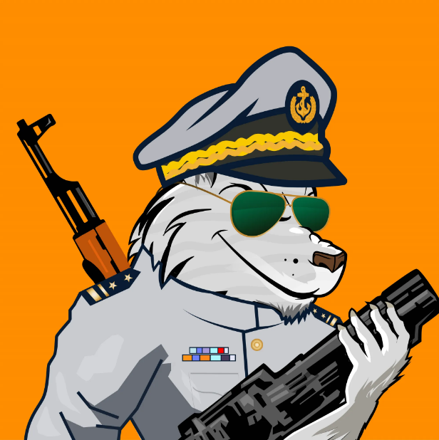 Ready for any mission, the Navy Angry War Wolves NFT with sleek sunglasses, fierce weaponry, and undaunted determination. Join the pack and add this unique NFT to your collection now! 
opensea.io/assets/ethereu… 
#WarWolvesArmy #Opensea #NFTs