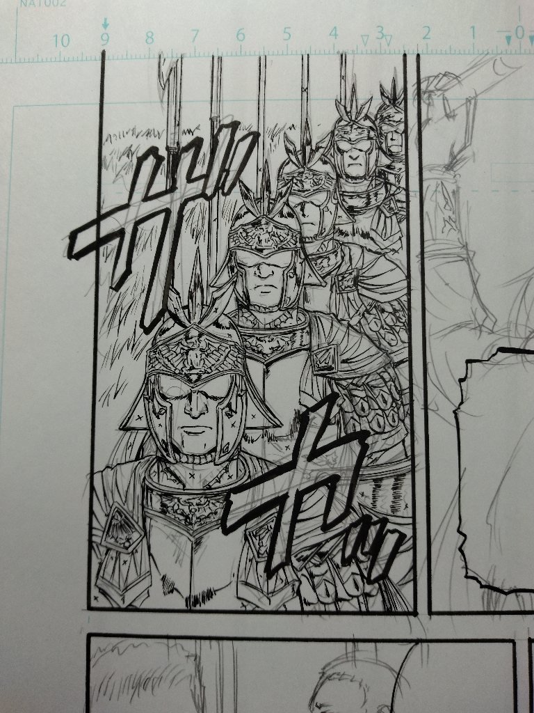 無心で同じ兵描いてると眠くなる。 