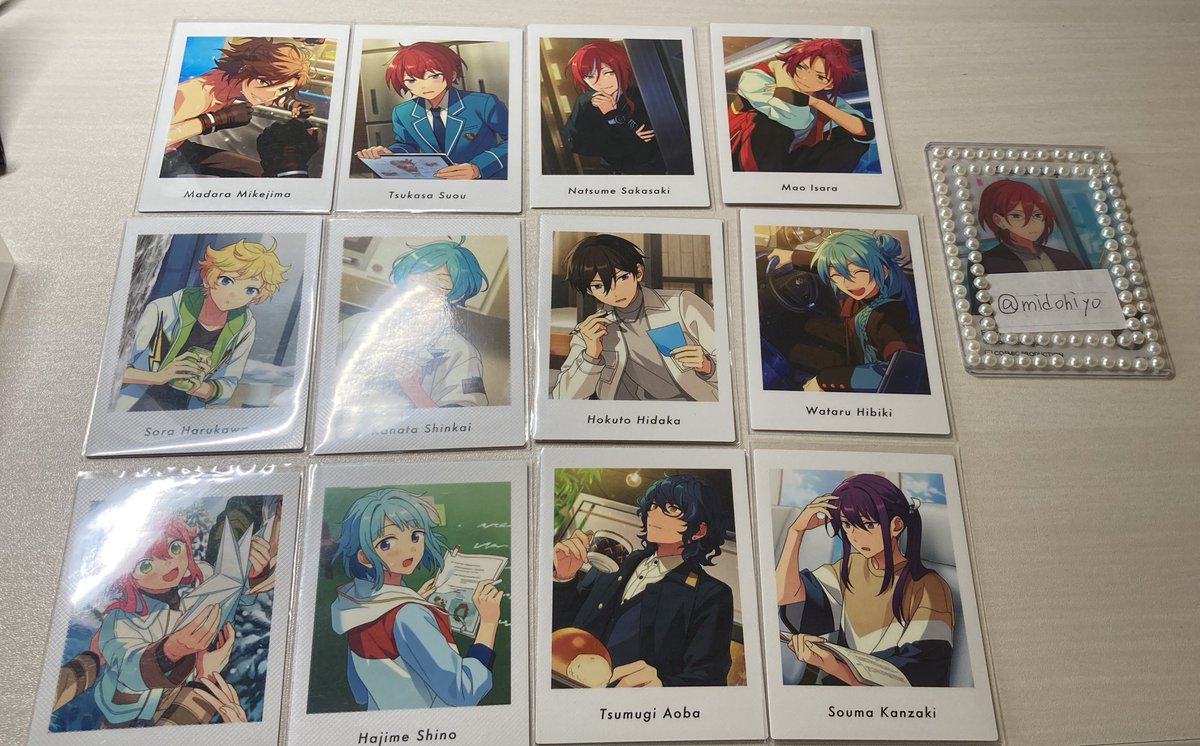 【交換】あんスタ シャッフル ぱしゃっつ 交換

譲▶︎真緒 英智 夏目 颯馬 創 桃李 宙 つむぎ 北斗 奏汰 ひなた ゆうた 鉄虎 斑 紅郎  スバル 光 友也 みか 弓弦
求▶︎日和 凪砂 ジュン 茨

 A⇄P◎

検索からでもお気軽にお声がけください◎