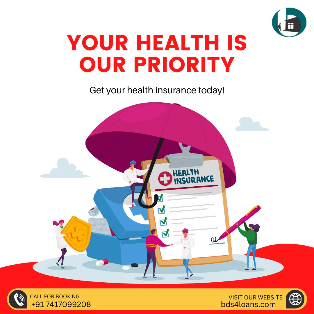 bds4loans's tweet photo. your health is our priority
  ✅Get your health insurance today!
.
.
Visit: https://t.co/kT6p1fiT4E
Call: +91 80573 02208
Office: ABC business club, Tagore Villa, Chakrata road Dehradun,248001
.
.
.
#homeloan #mortgage #realestate #loan #refinance #homeloans #finance #loanofficer https://t.co/e5JlPbbc8i