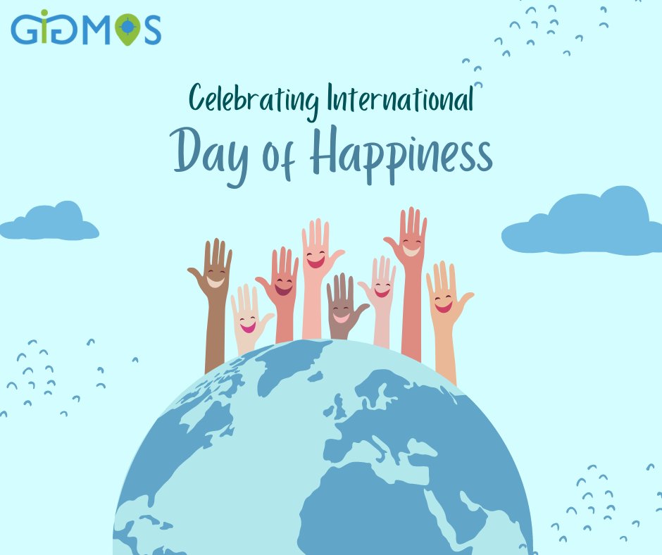 gigmos's tweet image. #Didyouknow International Day of Happiness is celebrated on 20th March worldwide? The UN General Assembly established it on 28th June 2012. It reminds us that being happy is a human right.  

#LetsPledge to spread a smile on someone’s face.

#InternationalDayOfHappiness