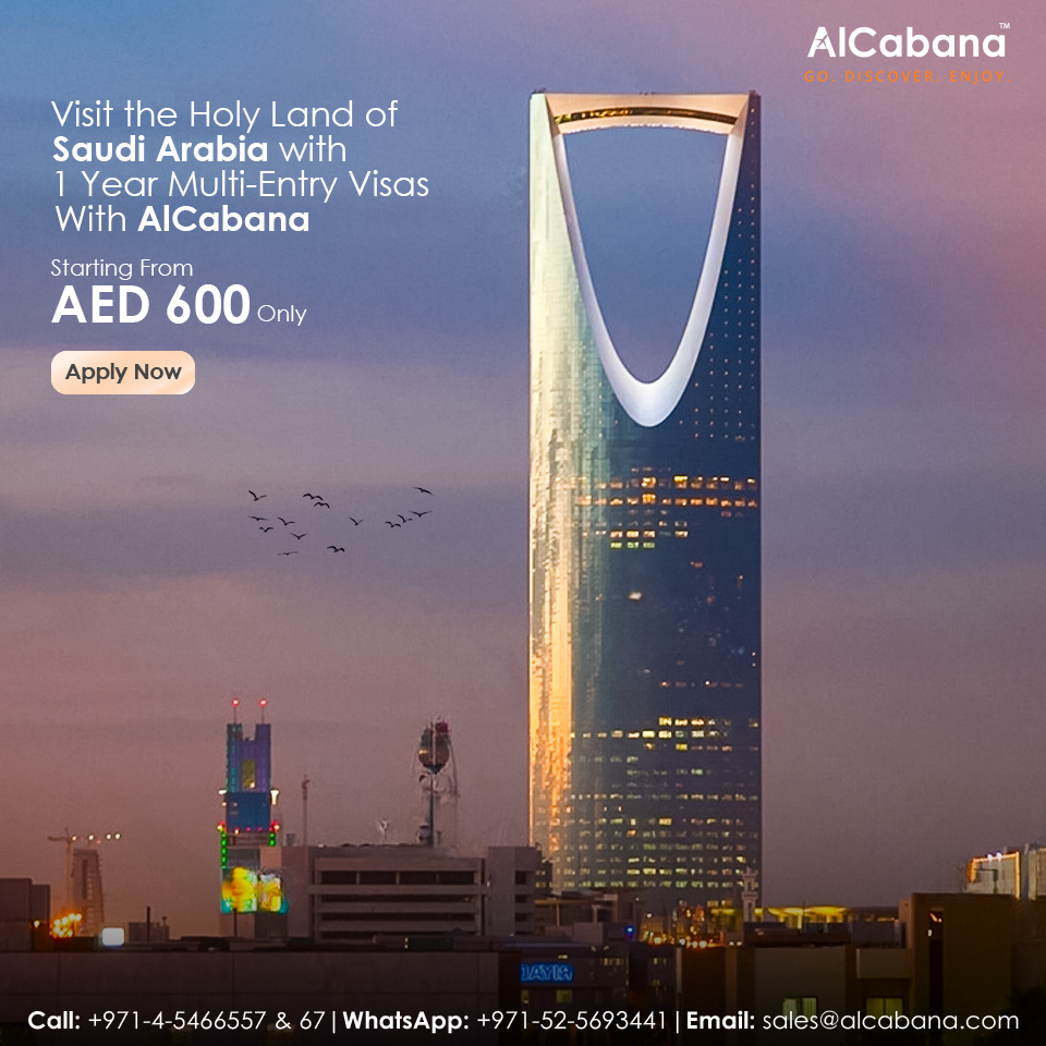 Hello_AlCabana's tweet photo. Avail a complete 365 day multiple entry visit Visa to Saudi for as low as AED 600 only!
Perform Umrah or just travel to explore culture, cuisines, and traditions etc with Visas starting at exciting rates.
#KSA #uae #AlCabana #dubai #saudiarabia #jeddah #saudi #Visa #KSAVisa https://t.co/bjX65IzLY3