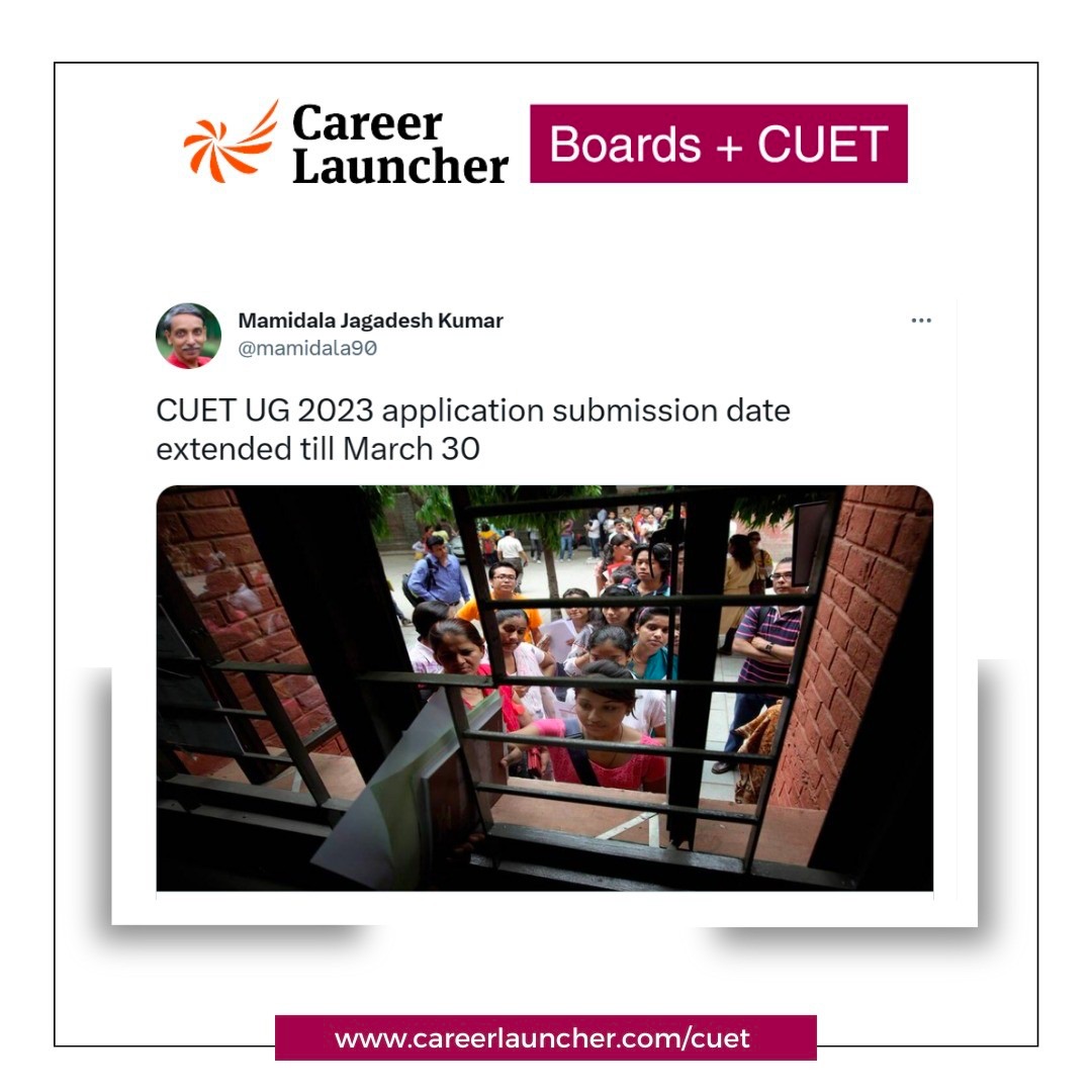 careerlauncher's tweet photo. Exciting news for all CUET UG aspirants! 🎉
.
.
For more such updates, visit our Instagram: https://t.co/WLRE90AJTs. For further support, call 8882-120-120.
.
.
#cuet2023 #cuetnews #cuet #cuetupdates #ugc #cuetapplication #cuetadmissions #cuetcolleges #careerlauncher #cl4cuet https://t.co/t1pDufyxjw