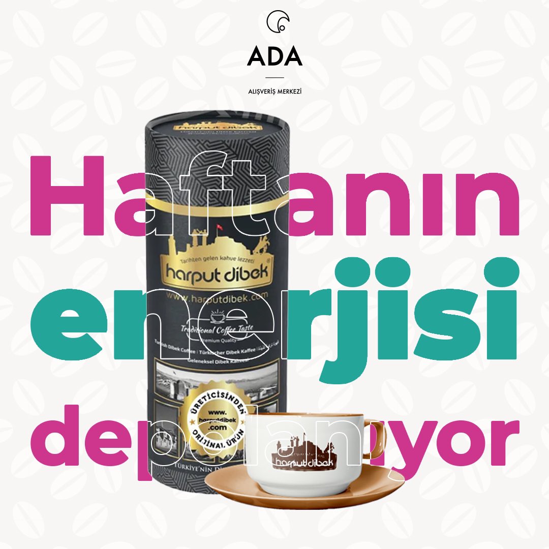 adaavm's tweet photo. Kahvenin kokusuyla bile enerjisi yükselenler! @harputdibek.tr 'in üreticisinden geleneksel dibek kahvesi, orijinal tadı ve kokusuyla tam size göre.🤎
Haftanın enerjisini depolamaya hazır mıyız? ☕️🤎
📍Harput Dibek, Zemin Katta
#AdaAVM #Adapazarı #AdapazarıProvince #Alışveriş https://t.co/gfRaCXY5CI
