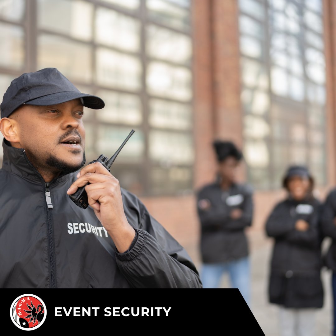 MagmaSecurity's tweet image. Are you hosting an event that requires security services? Look no further. Magma Security is known for being one of the top event security companies in SA! Your event will be in safe hands with us.

☎️ : +27 11 894-3076
🌐 : magmaconsultants.co.za

#eventsecurity