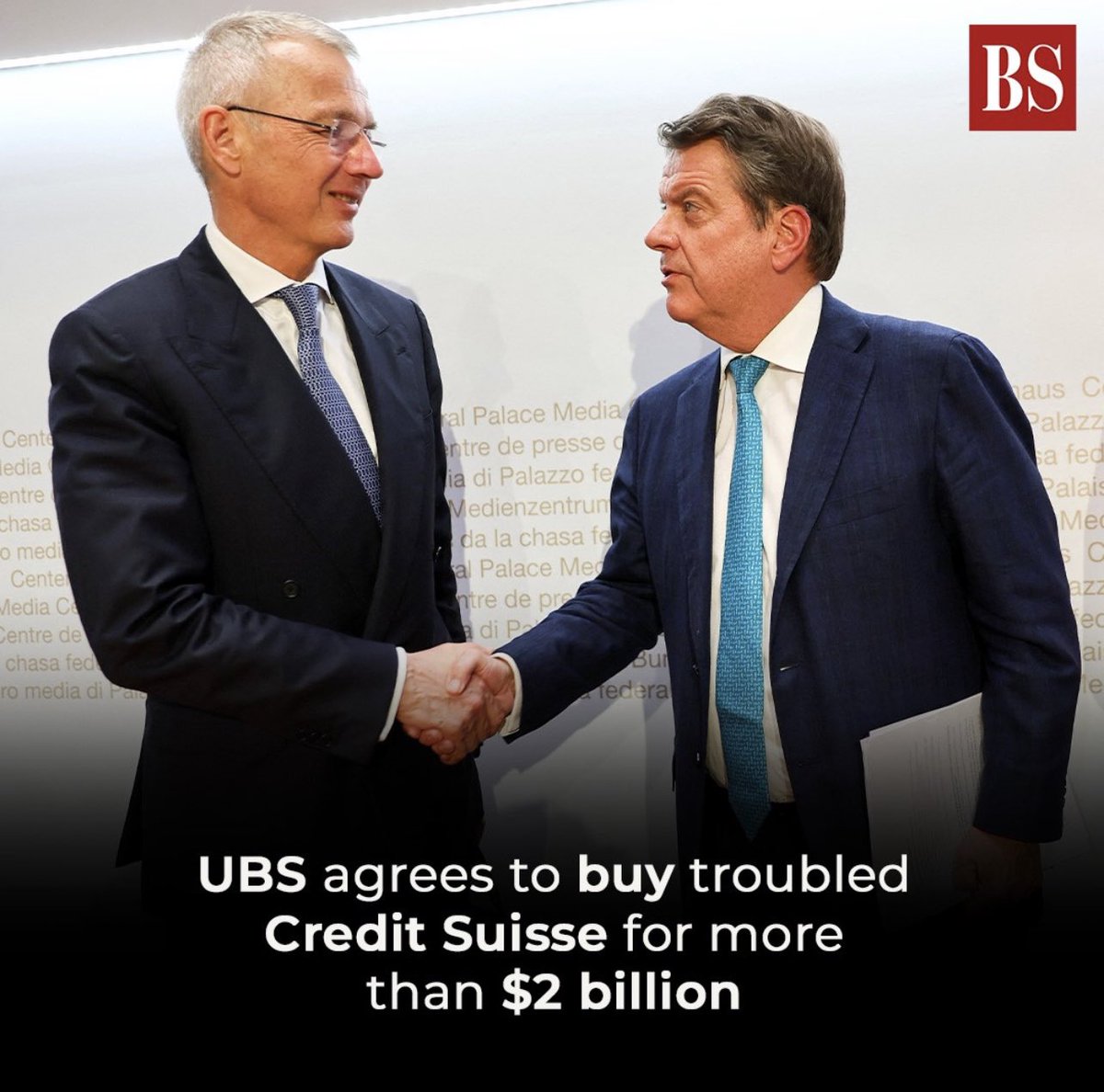 subratceo's tweet photo. Troubled acquisitions are in-line

Financial Crisis globally haunting and jobs are slipping away. 

Another troubled acquisition of Credit Suisse by UBS Group AG

 #jobs #financialcrisis #acquisition @UBS #CreditSuisse #EFFNationalShutdown @CreditSuisse #UBS https://t.co/SObSWg8w8F