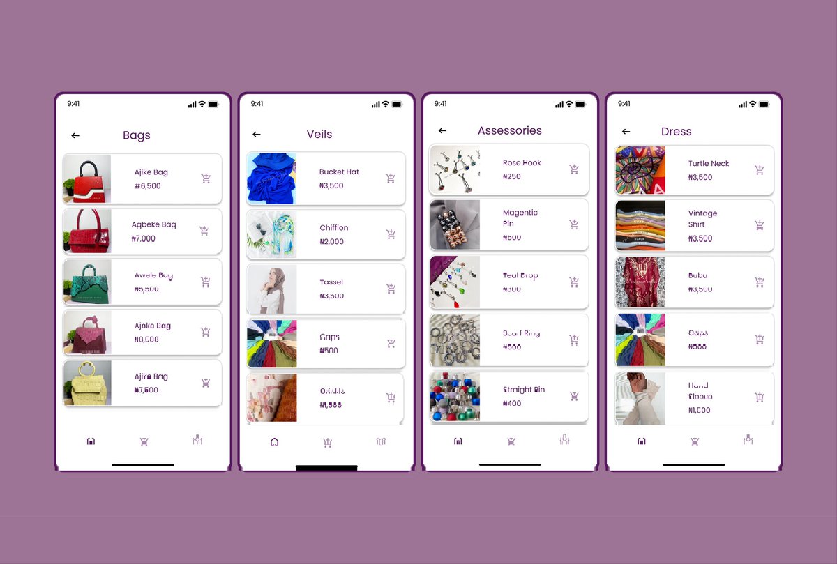 FatimahJadesola's tweet image. In a bid to get better with my #uidesign , I designed few screens of an e-commerce app, using @Onifaari_Brand , an online vendor &apos;s product description.

I would like to receive feedbacks and suggestions on how to improve.
@theyasmeeniah
@smartofux @ThebestIbrahim   #uxcommunity