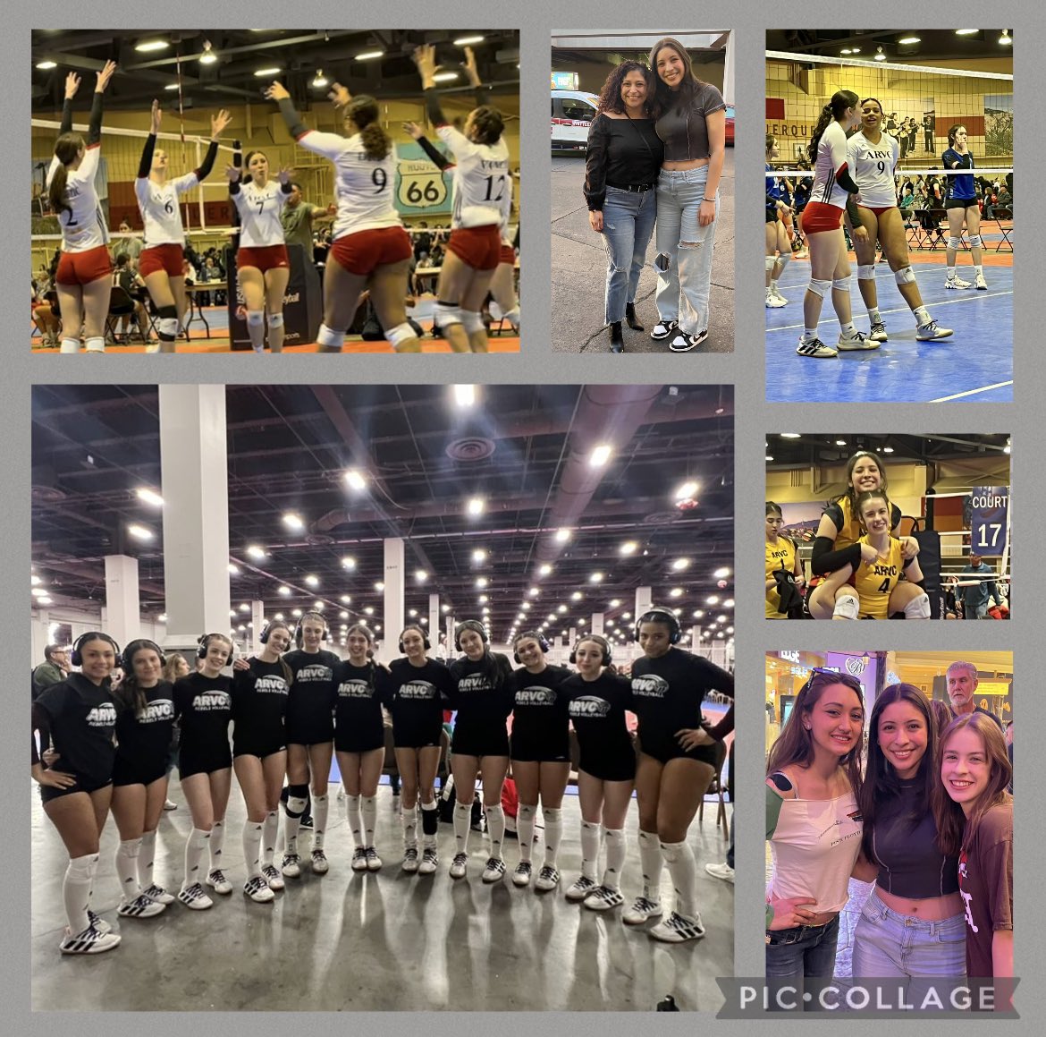 T3Carpenter's tweet photo. Recap of the last couple weekends, Red Rock Rave and Abq Prelim 🏐Love working hard with these ladies on the court ♥️#ARVCSTRONG 16N1 https://t.co/hiPn8gVxXP