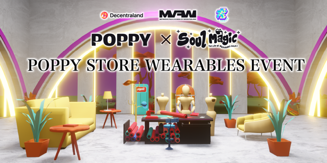 PoppyATLR's tweet image. 🔔Welcome to the POPPY ATELIER at #MVFW23 
in an amazing collaboration with @soulmagicnft! 🔥

We’ve teamed up to create a 3D POPPY Atelier space in📍Dragon City, @decentraland. Our fashion pieces will be available for YOU to craft &amp;amp; buy ✨

Event details: events.decentraland.org/event/?id=be03…