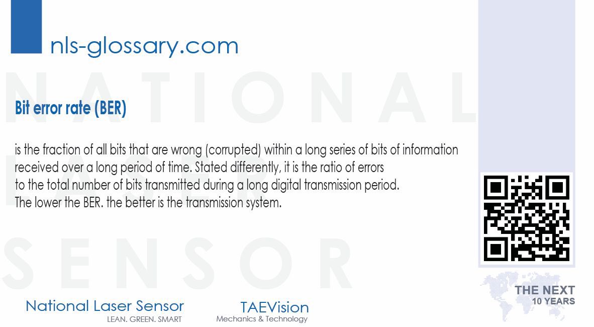 GlossaryNls's tweet photo. #Bit #error #rate #BER
#TechnicalGlossary #sensorintelligence #sensortechnology #Sensors #SensorPeople #Innovations #i_sensor https://t.co/BzKj44YLHk