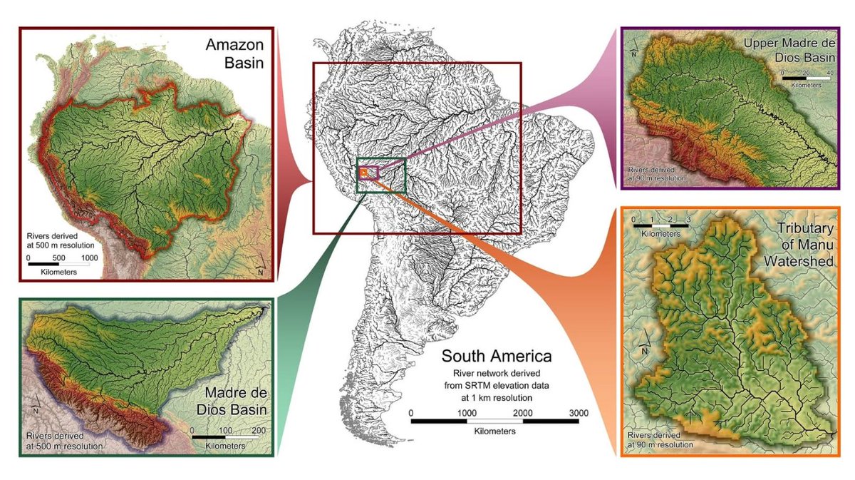 MunirSpatial's tweet image. Attention water resource managers and researchers! Check out HydroSHEDS, a powerful tool for hydrological analysis and mapping. Explore hydrological data at hydrosheds.org/products/hydro… #waterresources #hydrology #datamapping #gischat #geospatial