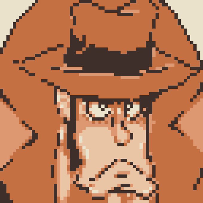 #dotpict の企画参加第3弾 #レトロ #ルパン三世 #LupinTheThird #pixelart  #ドット