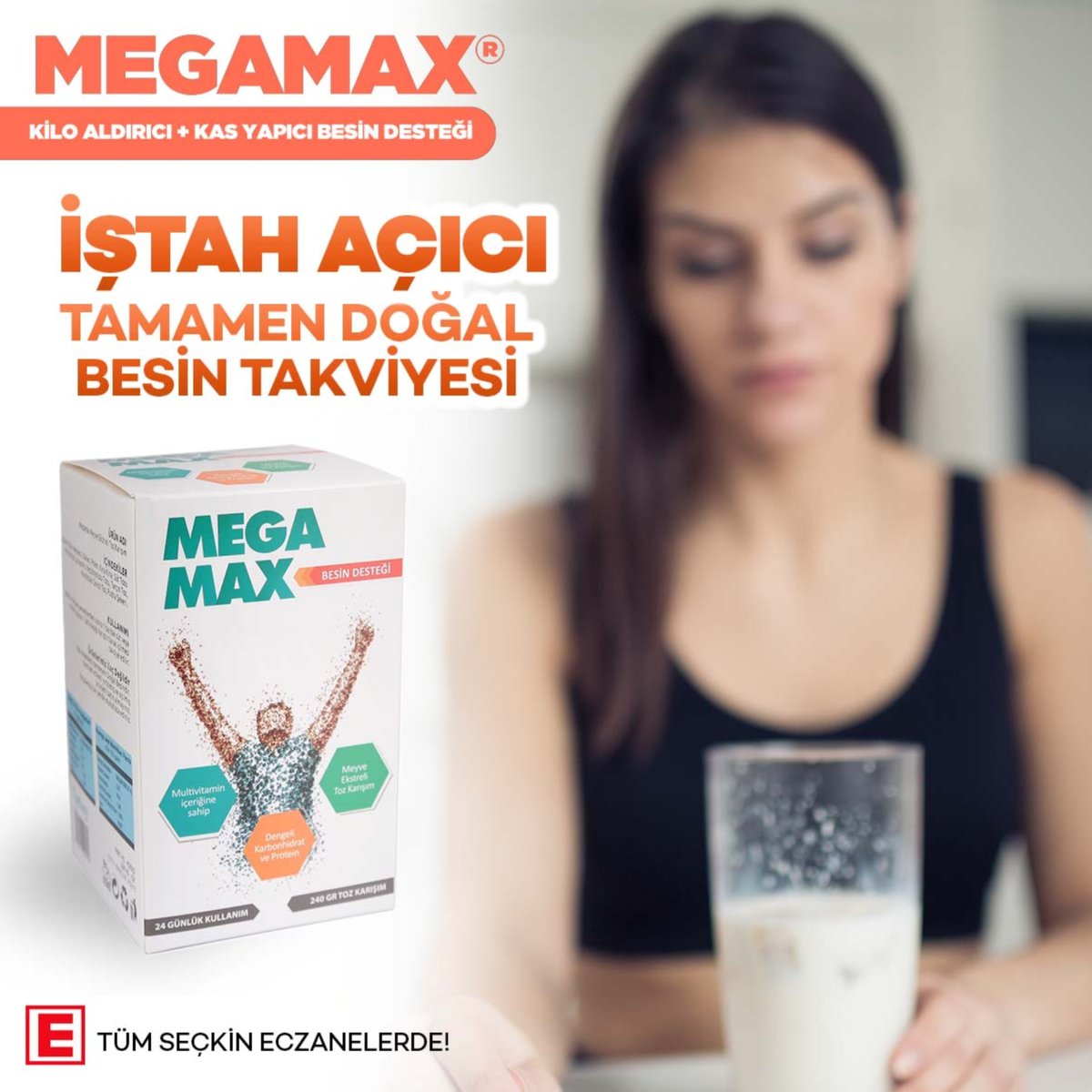 Megamax 8 yılda binlerce memnun müşteri sonuç odaklı iştah açar kilo aldırır kilolarınızı kasa çevirmenize yardımcı olur günlük kalori ihtiyacınızın tamamını karşılar. Artık öğün atlama derdi olmayacak yanınız da Megamax var. Megamax güçlendirilmiş formülü ile sizler için