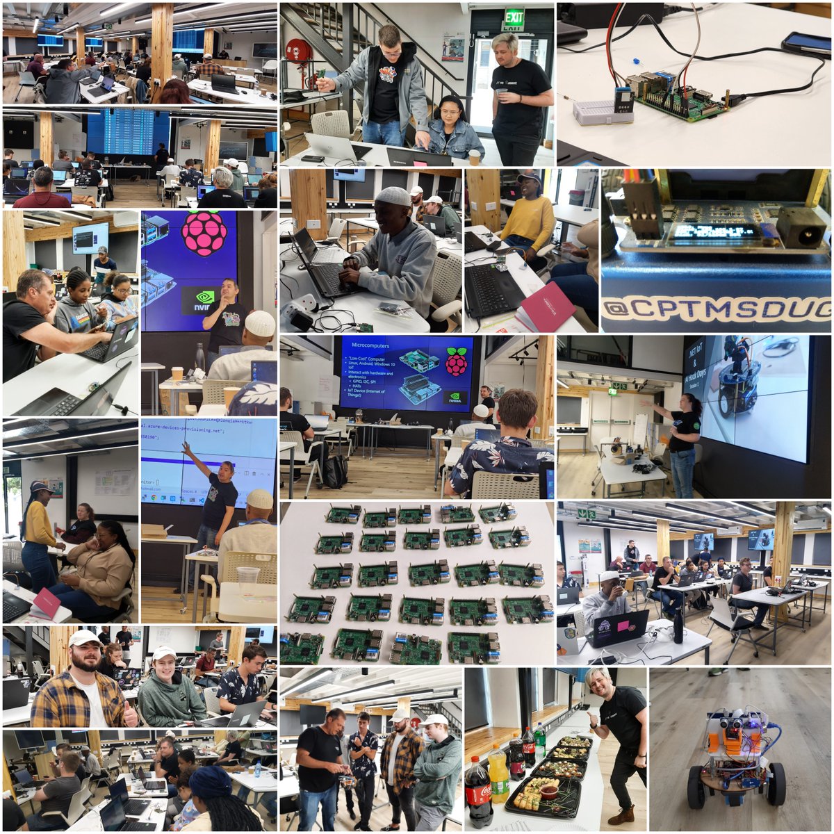 cptmsdug's tweet photo. The #iotaihackdays applications are now open for the next @Raspberry_Pi @dotnet hack day at @futureinnovlab ! Spots are limited so apply now on the link provided on meetup! #iot #ai #dotnet #maui @MicrosoftSA @Raspberry_Pi https://t.co/uwdzIDSzUg https://t.co/kfTq913X1C