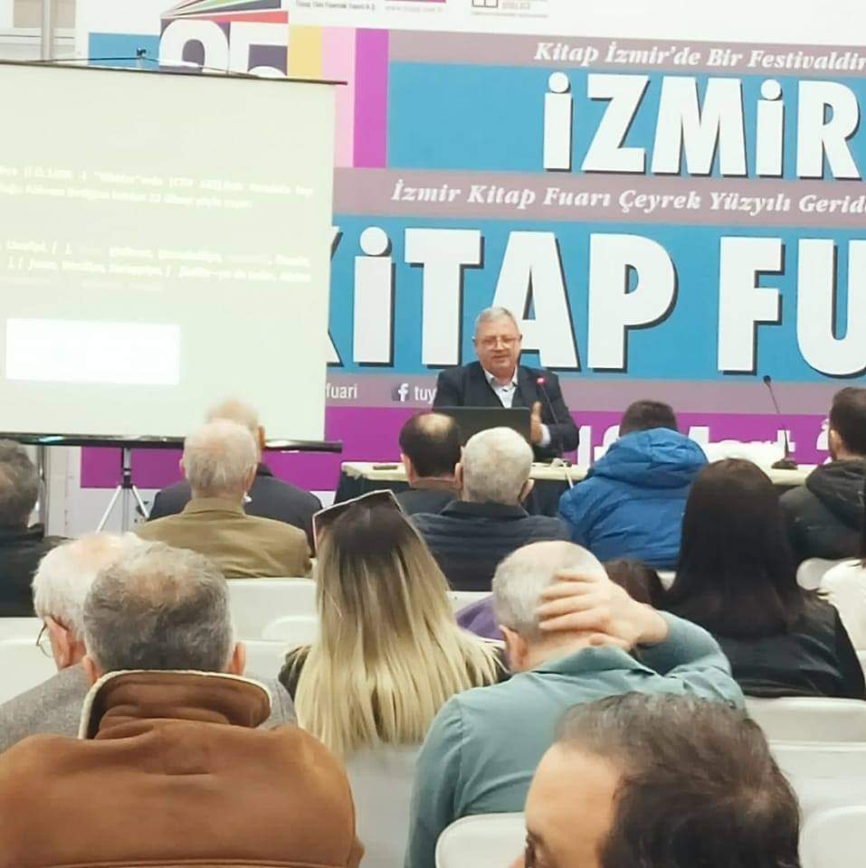 18.03.2023 günü İzmir Kitap Fuarında Anadolu'nun gizemli halkı "Luviler ve Luviya'yı konuştuk.