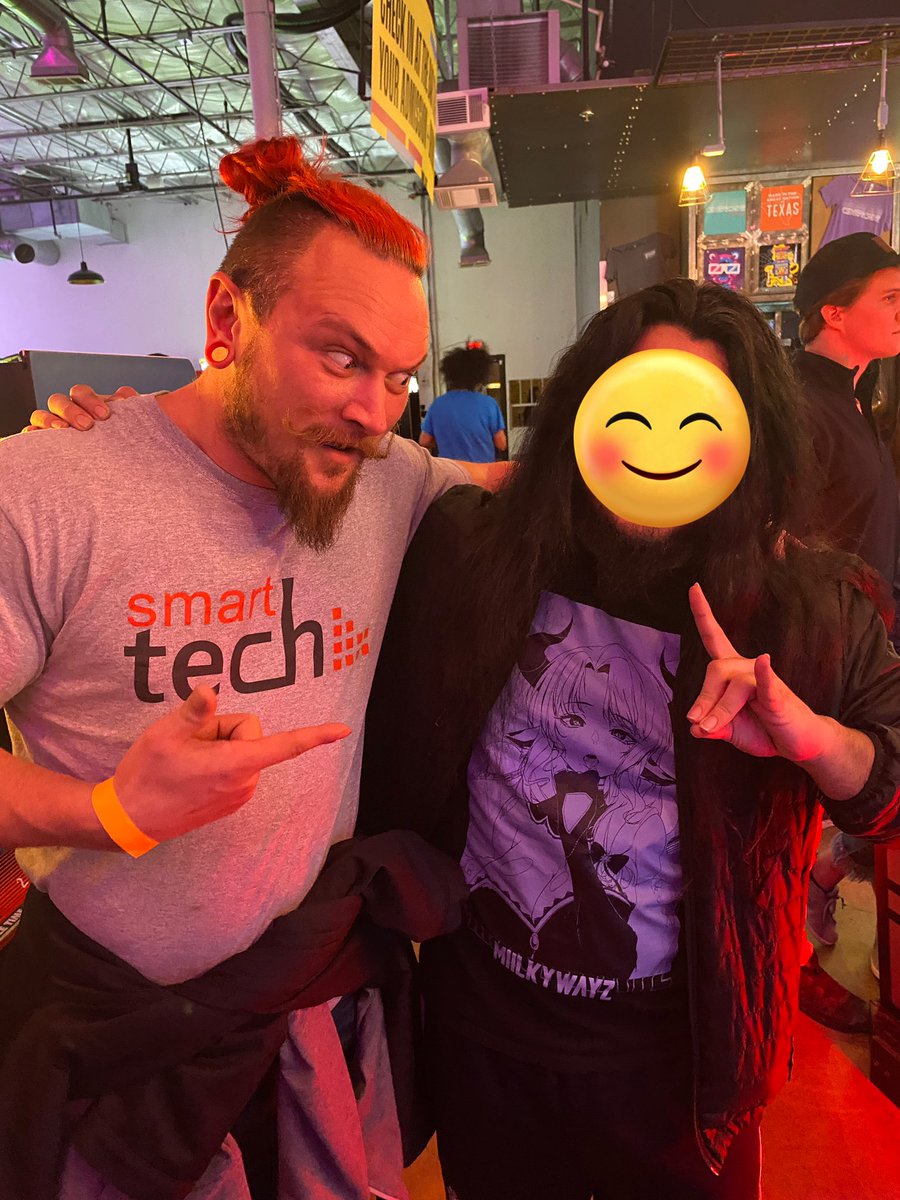 hrisace's tweet photo. Holy shit i had no idea i would run into the @AlexZayneSauce in a random arcade place. Super cool man and was super nice since my friends bothered him into taking a picture with me. #njpwworld https://t.co/fPx7MWCyg7