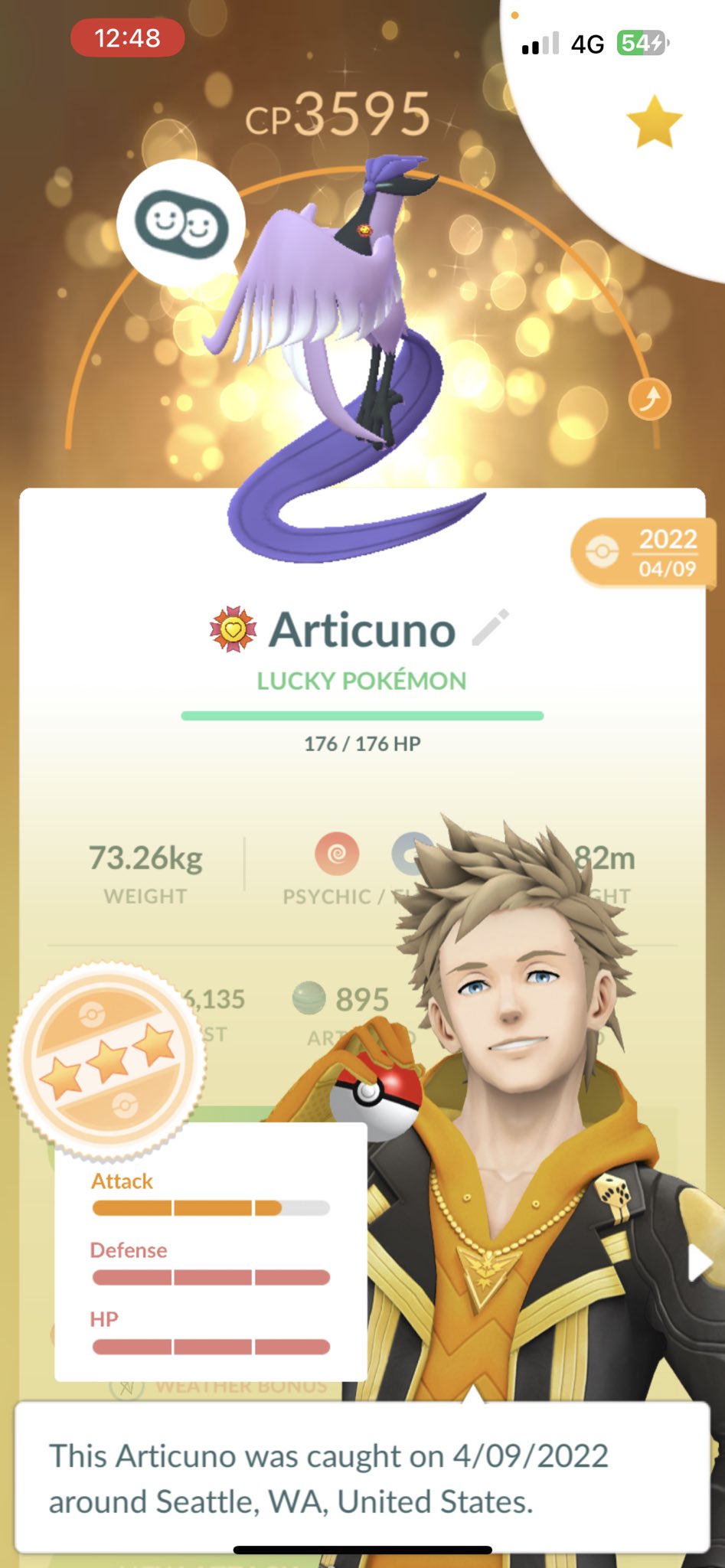 Shiny Articuno Pokemon Trade Go