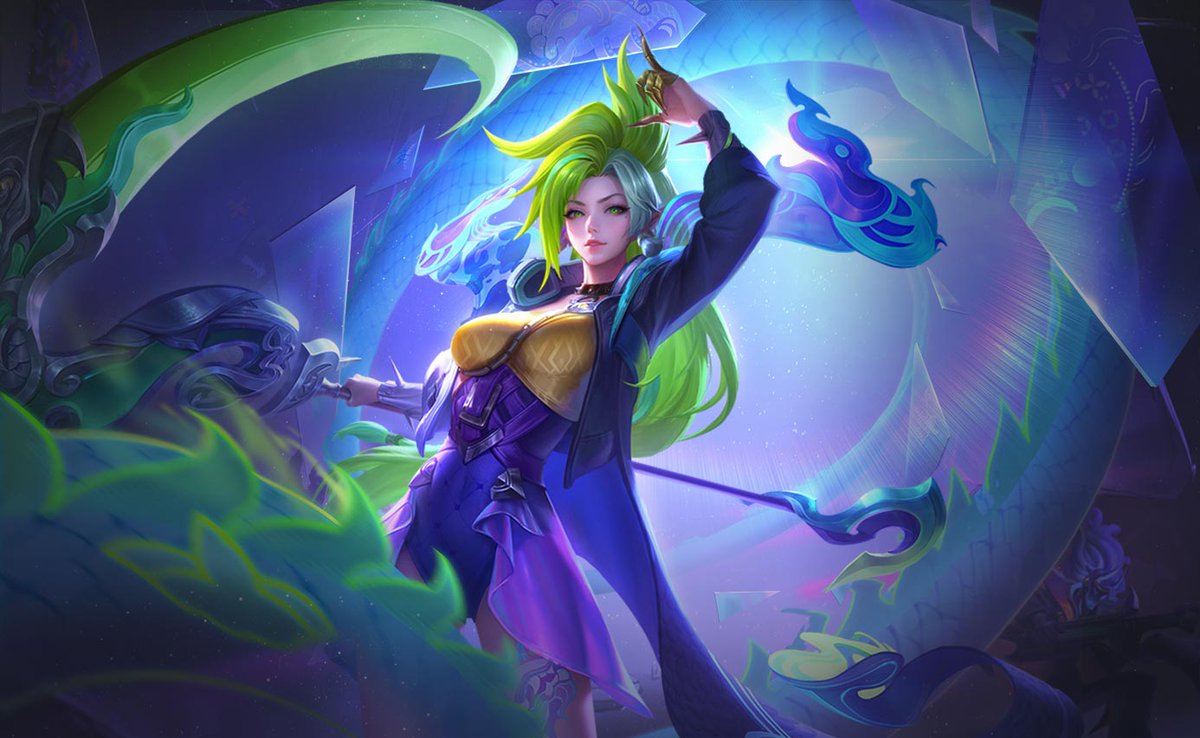 New Skin's Splash Art: Omen, Violet, Mina, Lauriel #nox #aov #rov