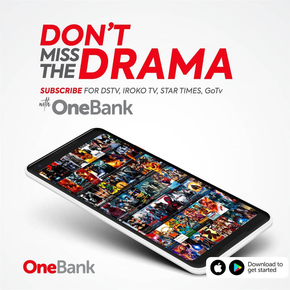 Don’t miss any of your favorite TV shows as the week begin and start paying your  bills with #OneBank app and enjoy...

#SterlingCares
Download: bit.ly/OneBAnkOVC