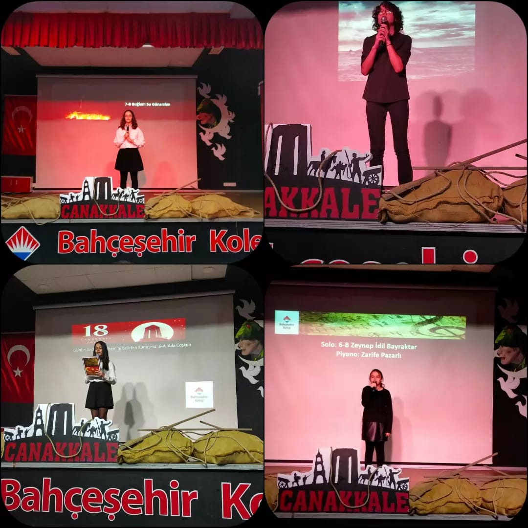 18 Mart Çanakkale Zaferi’nin 108. yıldönümü dolayısıyla öğrencilerimizin hazırladıkları programda, Çanakkale’yi geçilmez kılan Ulu Önder Gazi Mustafa Kemal Atatürk’ü ve tüm şehitlerimizi saygıyla ve minnetle andık. 🇹🇷