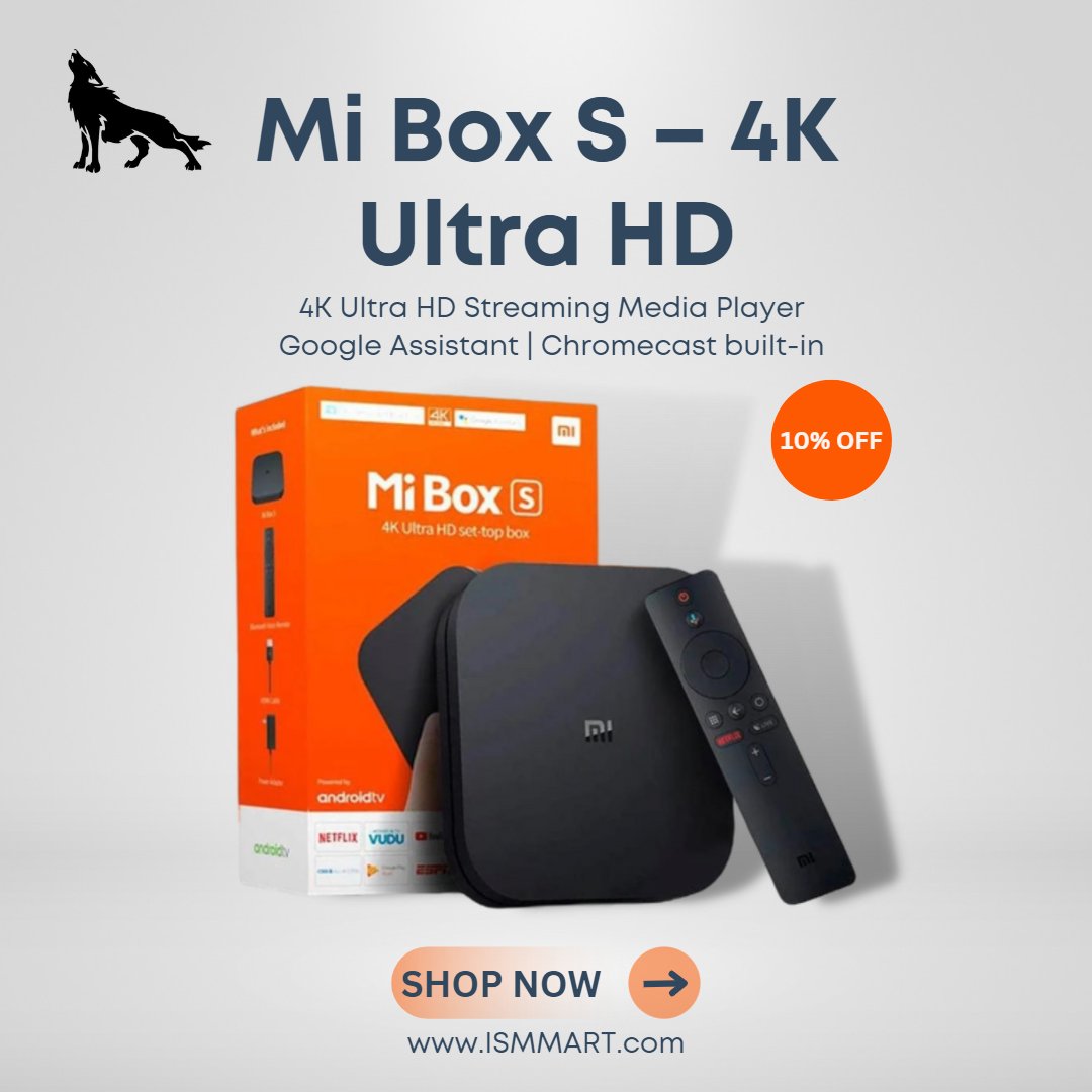 officialismmart's tweet photo. Shop Now: https://t.co/6Es5qkRMGK
"4K Ultra HD Streaming Media Player
Google Assistant | Chromecast built-in"
Shop now and upgrade your Experience! 
#ISMMART #ShopOnline #BestDeals #Bestprice #GoogleAssistant #chroomebuiltin #MiBox #4KUltraHD https://t.co/sThMFFNTnL