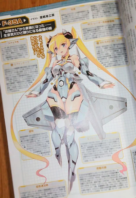 【宣伝】MC☆あくしずVol.68が発売中です。特集は航空自衛隊&武装JKと軍用銃。私は定番のF-35ライトニングIIとウクライナ供与で話題のレオパルト2を担当しました。いつものWBSのイラストもありますよ!!ヽ( ・∀・)ノ+*。#MCあくしず #兵器擬人化 