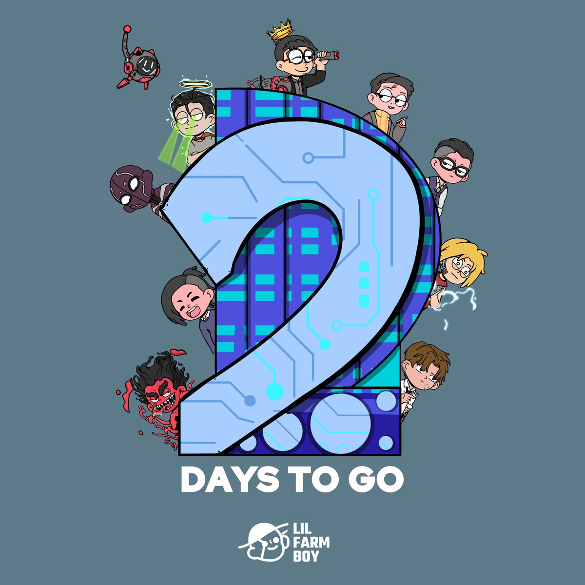 LilFarmBoyNFT's tweet photo. 2 days to go, Future Innovart Frens! 2️⃣ 🏙️

Sit tight, and keep your Lil Passes for inspection! 🎫

#NFT #LFB #MintingSoon https://t.co/5VLBFh50FR